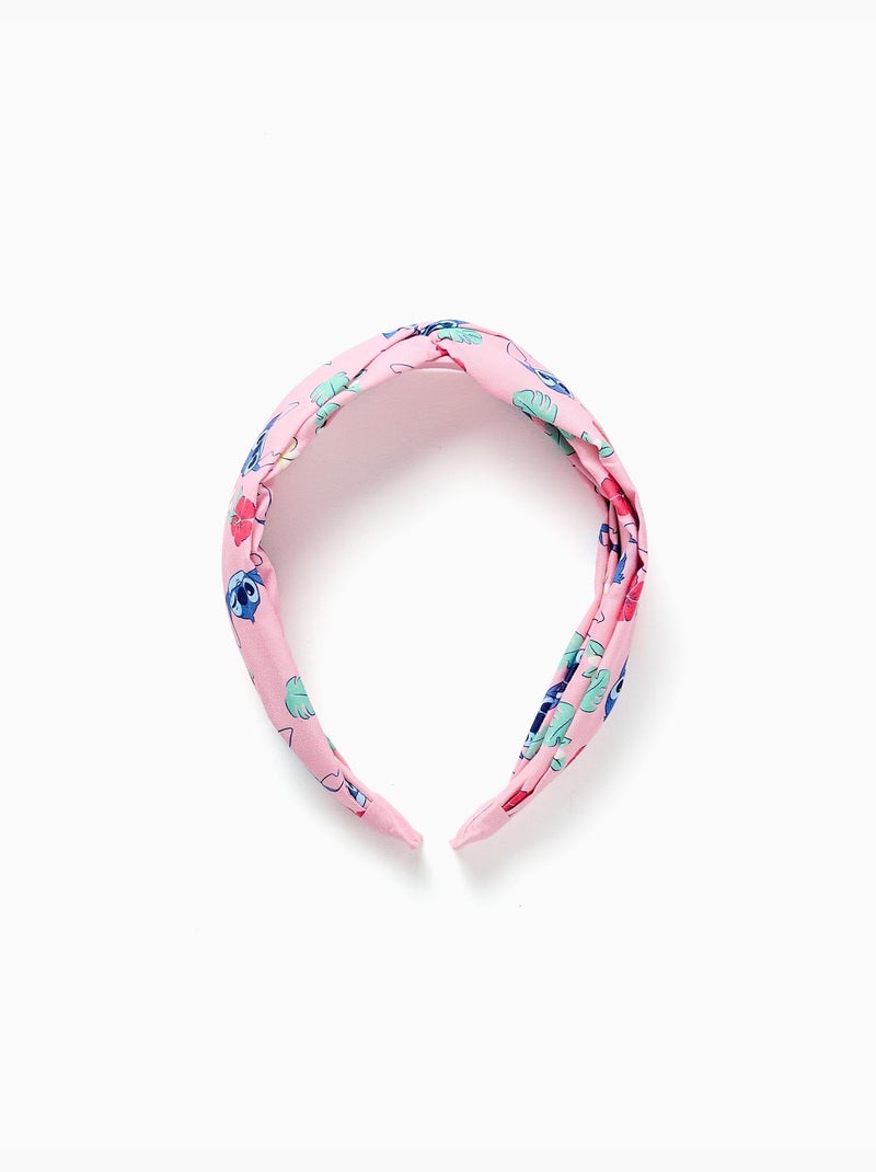 Cerchietto con motivo stitch e fiore Rosa chiaro - Kiabi