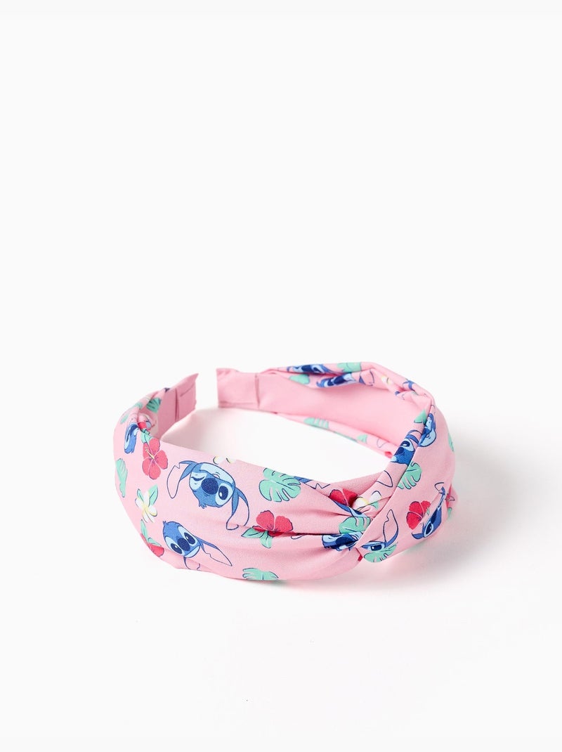 Cerchietto con motivo stitch e fiore Rosa chiaro - Kiabi