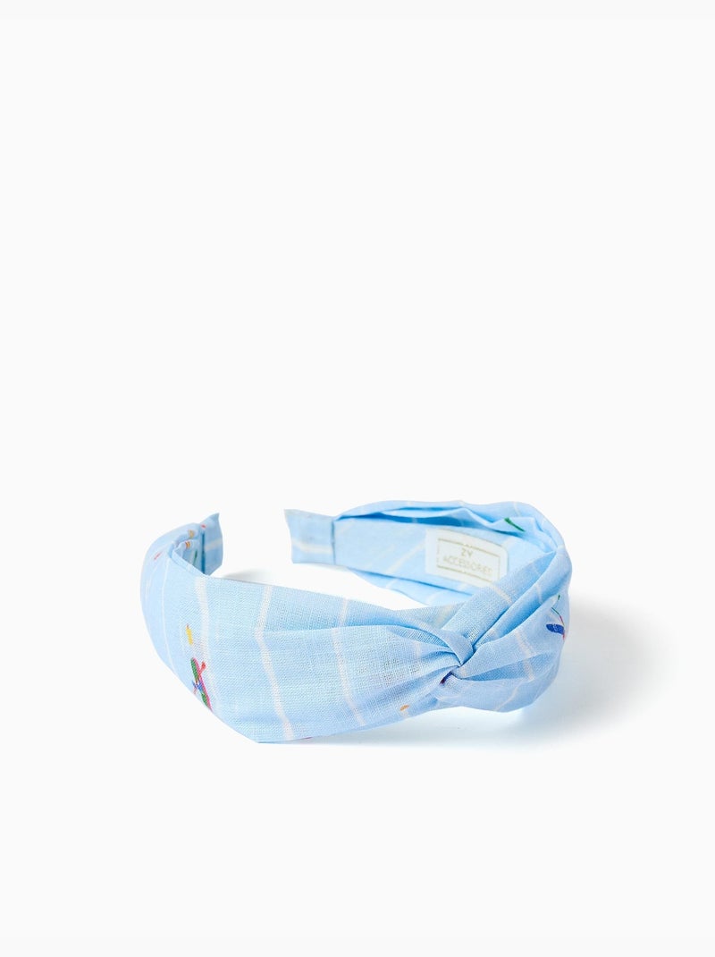 Cerchietto con nodo Carolina Celas x Zippy Blu chiaro - Kiabi