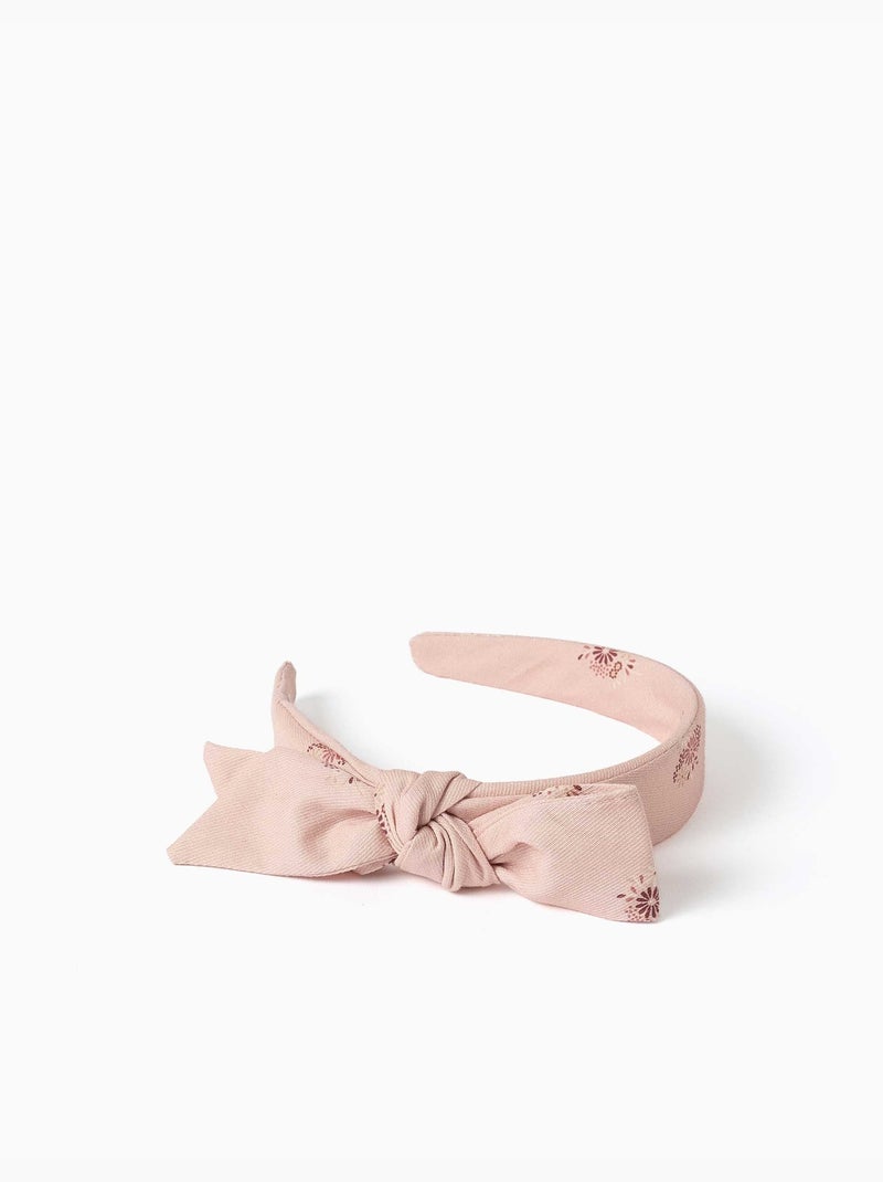 Cerchietto con stampa floreale e fiocco Multicolore - Kiabi