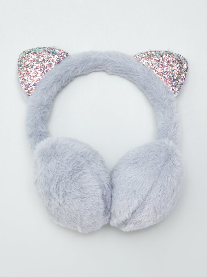 Cerchietto / copriorecchie 'gatto' GRIGIO - Kiabi