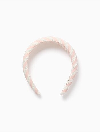 Cerchietto imbottita a righe