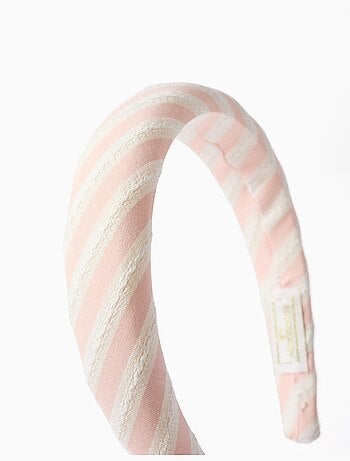 Cerchietto imbottita a righe