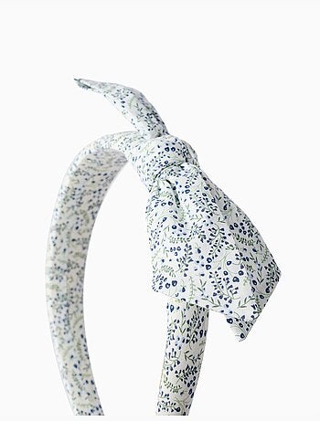 Cerchietto imbottito floreale con fiocco You&Me