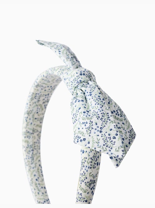 Cerchietto imbottito floreale con fiocco You&Me - Kiabi