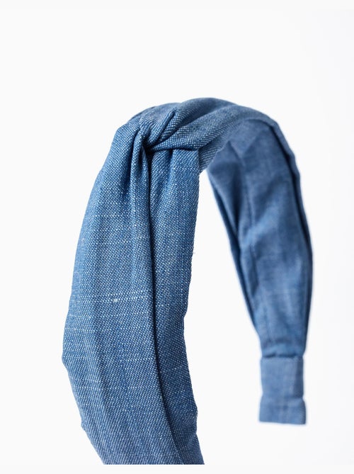 Cerchietto in denim con nodo sopra - Kiabi