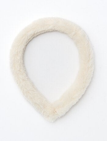 Cerchietto in maglia peluche