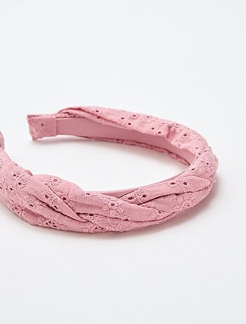 Cerchietto in pizzo sangallo