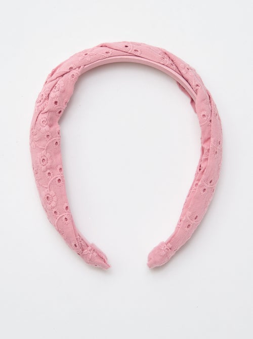 Cerchietto in pizzo sangallo - Kiabi