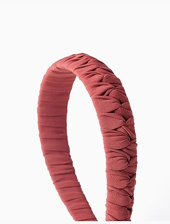 Cerchietto in tessuto intrecciato