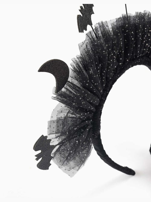 Cerchietto in tulle con lune e pipistrelli - Kiabi