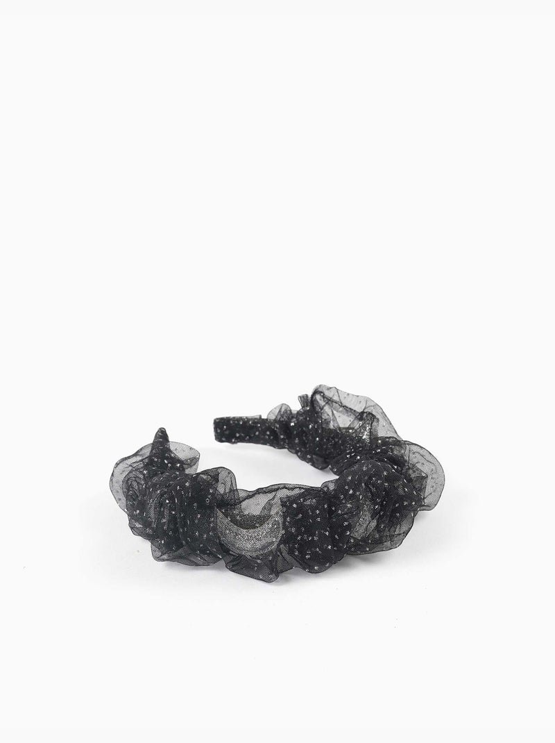 Cerchietto in tulle con stelle e lune Nero Nero - Kiabi