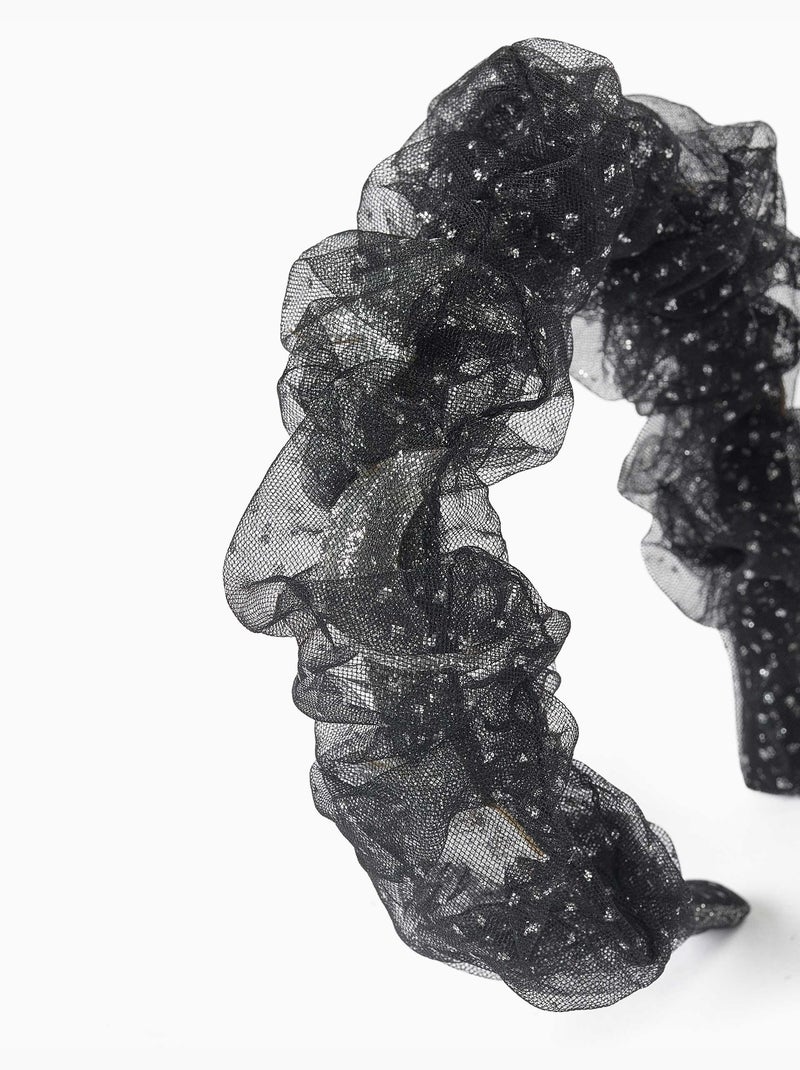 Cerchietto in tulle con stelle e lune Nero Nero - Kiabi
