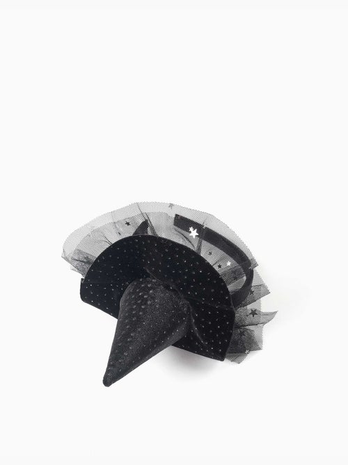 Cerchietto in velluto con cappello da strega - Kiabi