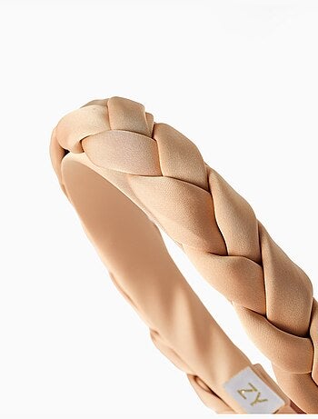 Cerchietto intrecciato in raso