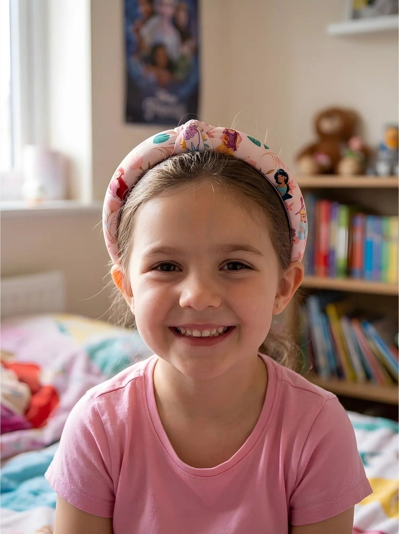 Cerchietto per capelli bambina regolabile princesses disney Multicolore - Kiabi