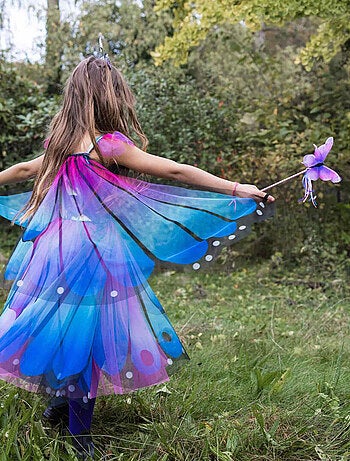 Cerchietto regina dei ghiacci con treccia accessorio costume bambini | Great Pretenders