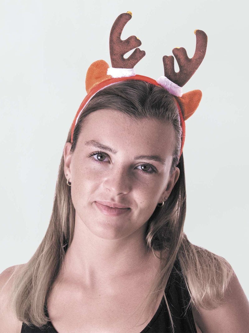 Cerchietto 'Renna di Natale' ROSSO - Kiabi