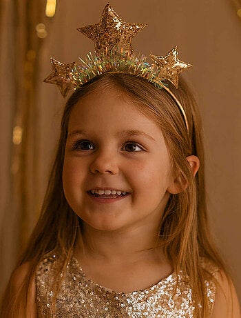 Cerchietto scintillante twinkle star per bambine | Great Pretenders