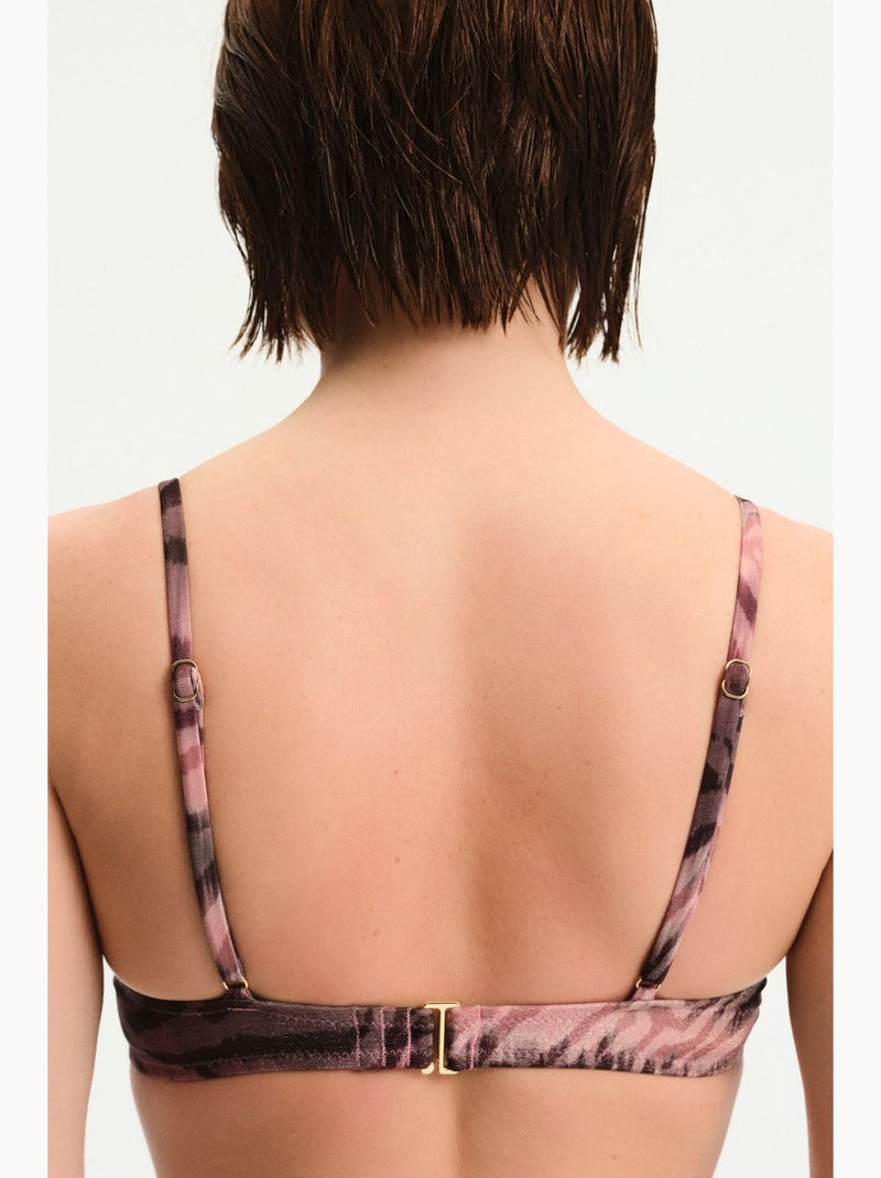 Cesira lol top bikini con stampa zebra e filati lucidi penti Nero Rosa - Kiabi