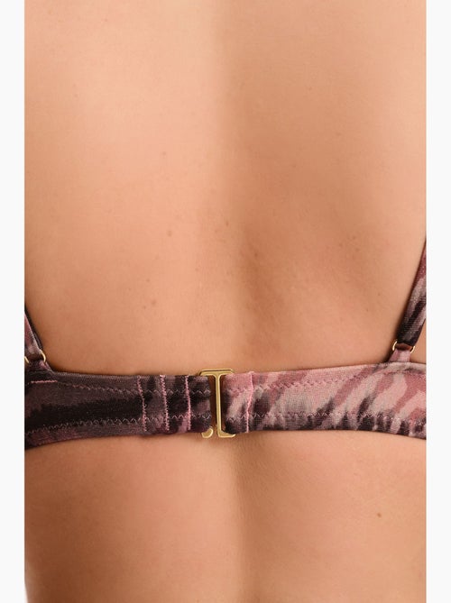 Cesira lol top bikini con stampa zebra e filati lucidi penti - Kiabi