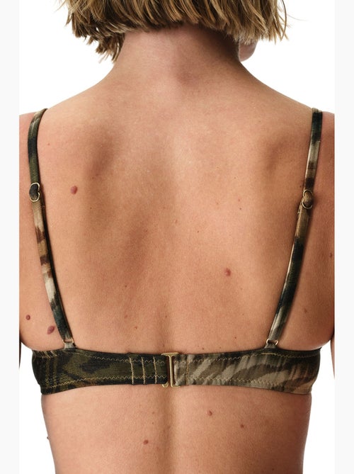 Cesira top bikini push-up intenso con stampa zebra e brillante penti - Kiabi Cesira top bikini push-up intenso con stampa zebra e brillante penti - Kiabi