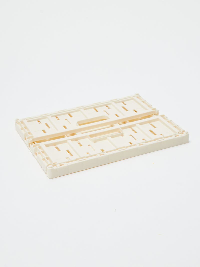 Cesta contenitore in plastica (26 x 17 cm) Bianco - Kiabi