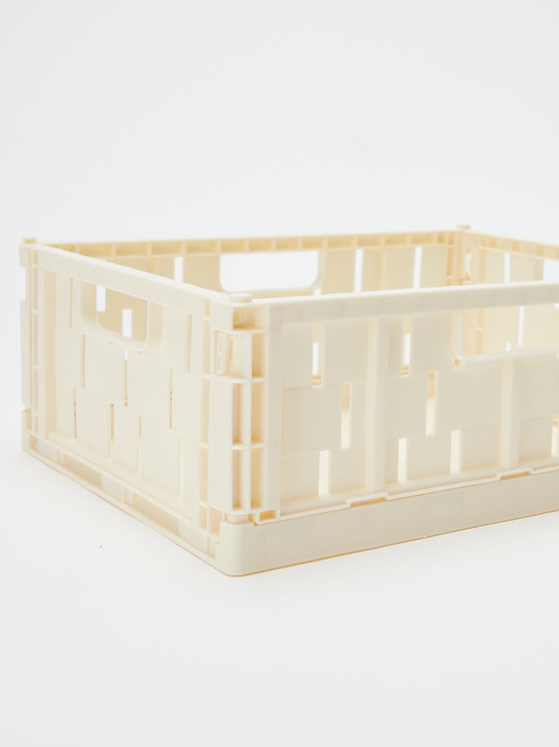 Cesta contenitore in plastica (26 x 17 cm) Bianco - Kiabi