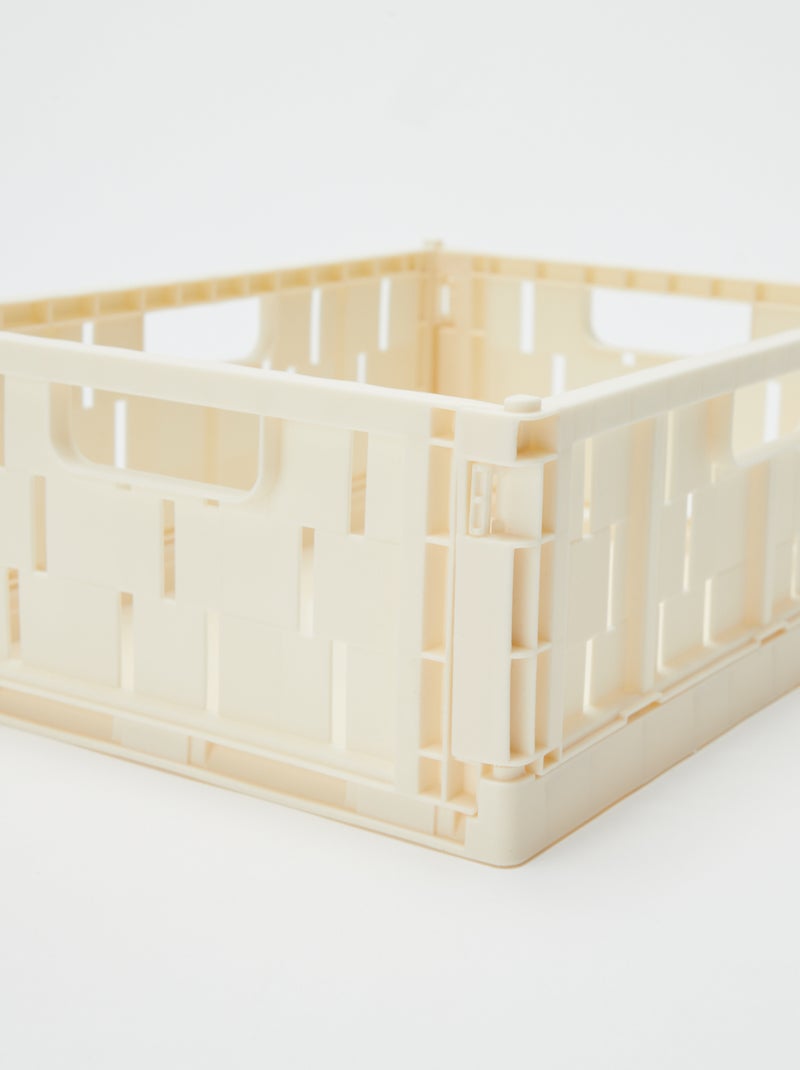 Cesta contenitore in plastica (26 x 17 cm) Bianco - Kiabi