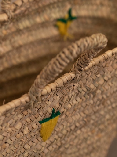 Cestino di limoni ricamato - Kiabi