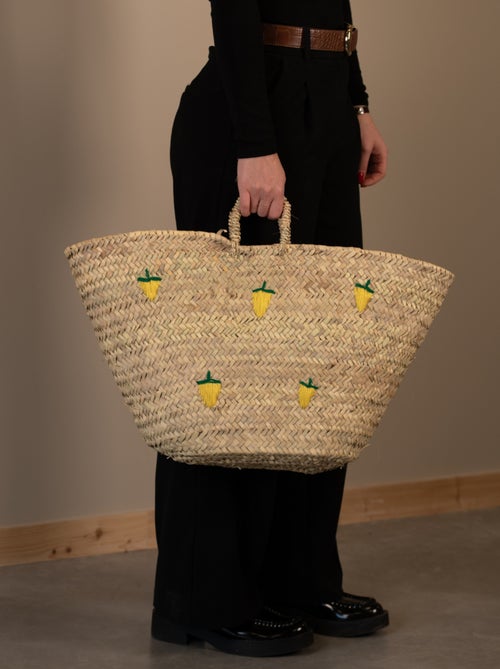 Cestino di limoni ricamato - Kiabi