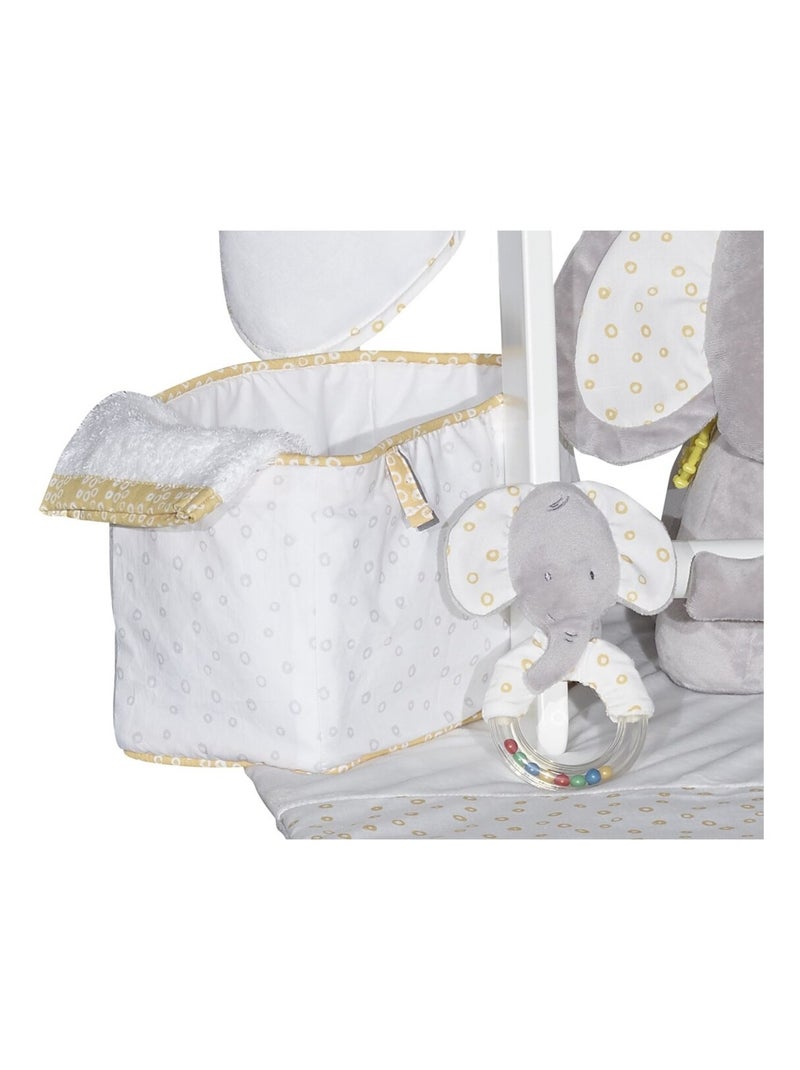 Cestino in tessuto di cotone - BABYPRICE Bianco - Kiabi