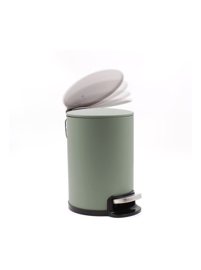 Cestino per il bagno in metallo opaco Verde salvia - Kiabi
