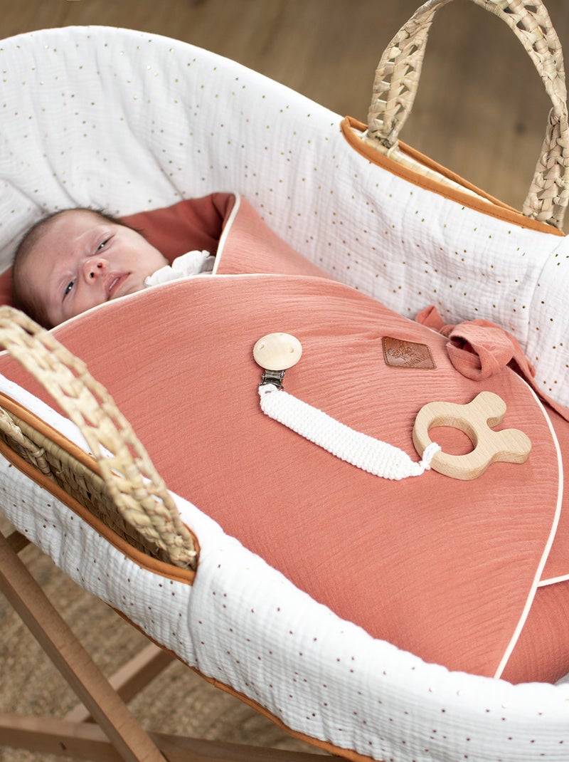 Cestino per neonati con materasso, copertura e fitted sheet, pois dorati | sevira kids | sevira kids Bianco dorato - Kiabi