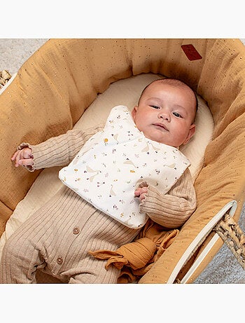 Cestino per neonati con materasso, copertura e fitted sheet, pois dorati | sevira kids | sevira kids