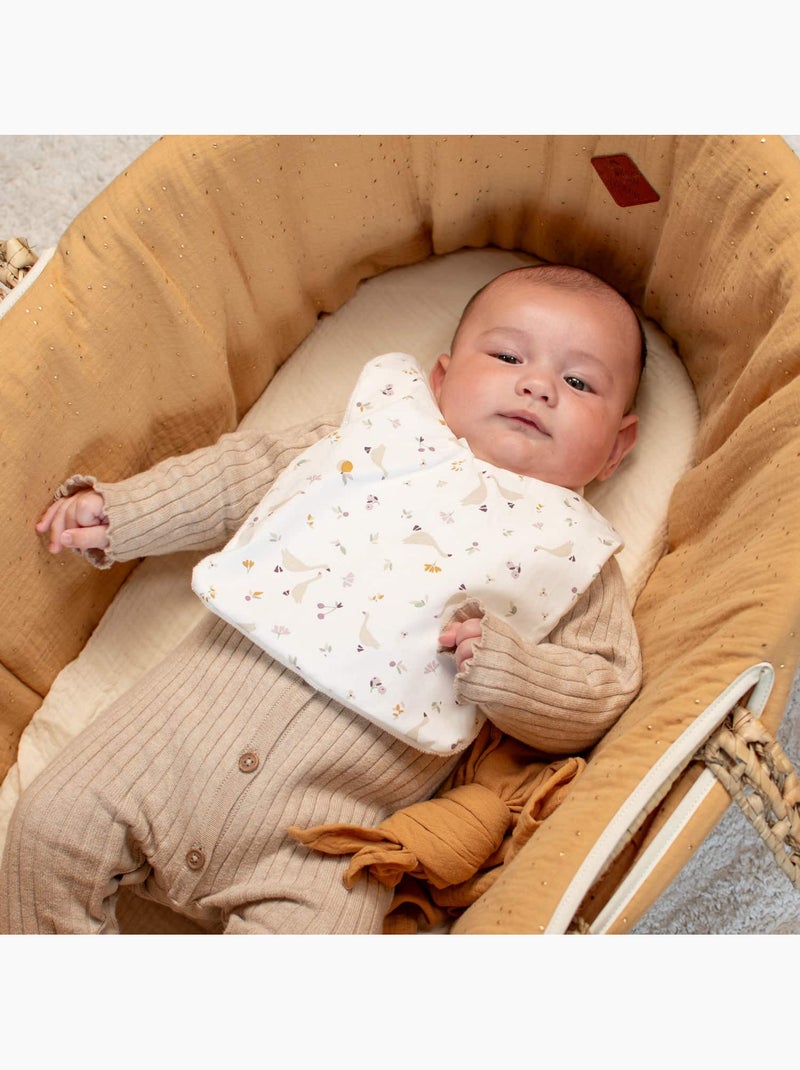 Cestino per neonati con materasso, copertura e fitted sheet, pois dorati | sevira kids | sevira kids Tortora/Dorato - Kiabi