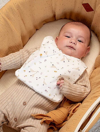 Cestino per neonati con materasso, copertura e fitted sheet, pois dorati | sevira kids | sevira kids