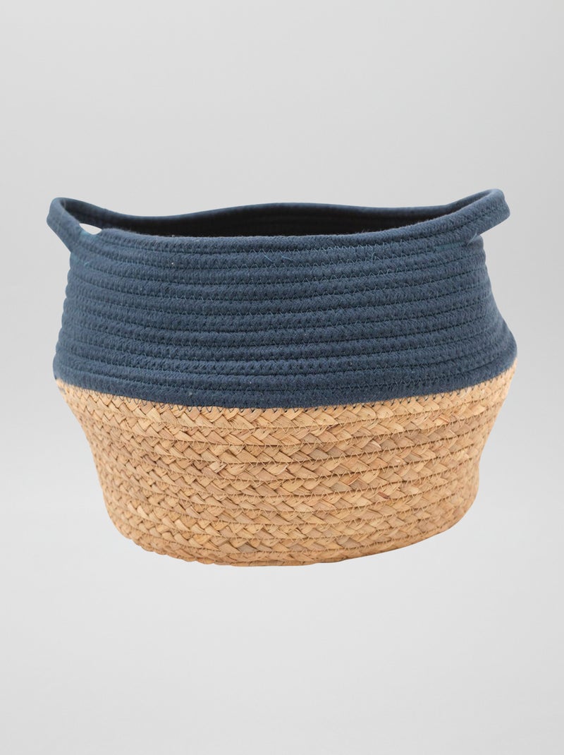 Cestino portaoggetti in corda BLU - Kiabi