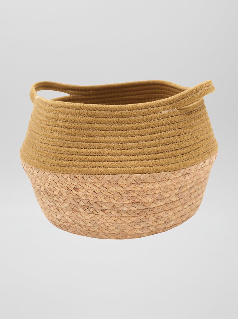 Cestino portaoggetti in corda bronzo - Kiabi
