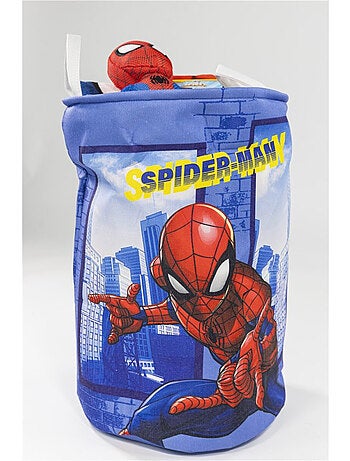Cestino Portaoggetti Spiderman Bambino, Sacco per Biancheria 50x32 cm