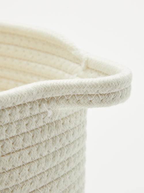 Cestino rotondo in corda 'Arcobaleno' - Kiabi