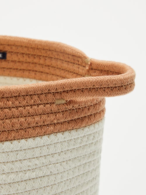 Cestino rotondo in corda 'Giraffa' - Kiabi