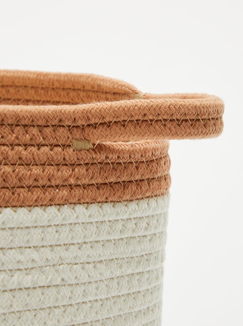 Cestino rotondo in corda 'Giraffa' - Kiabi