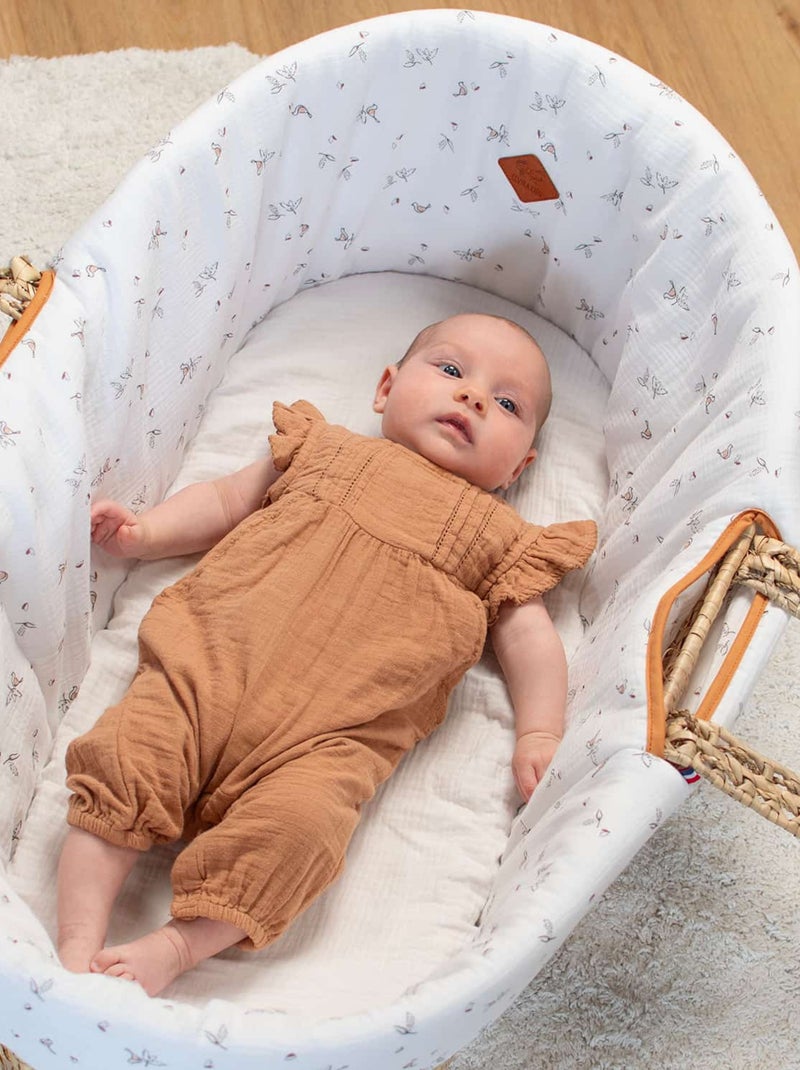 Cesto per neonati con materasso, rivestimento e federa, melody | SEVIRA KIDS Bianco - Kiabi