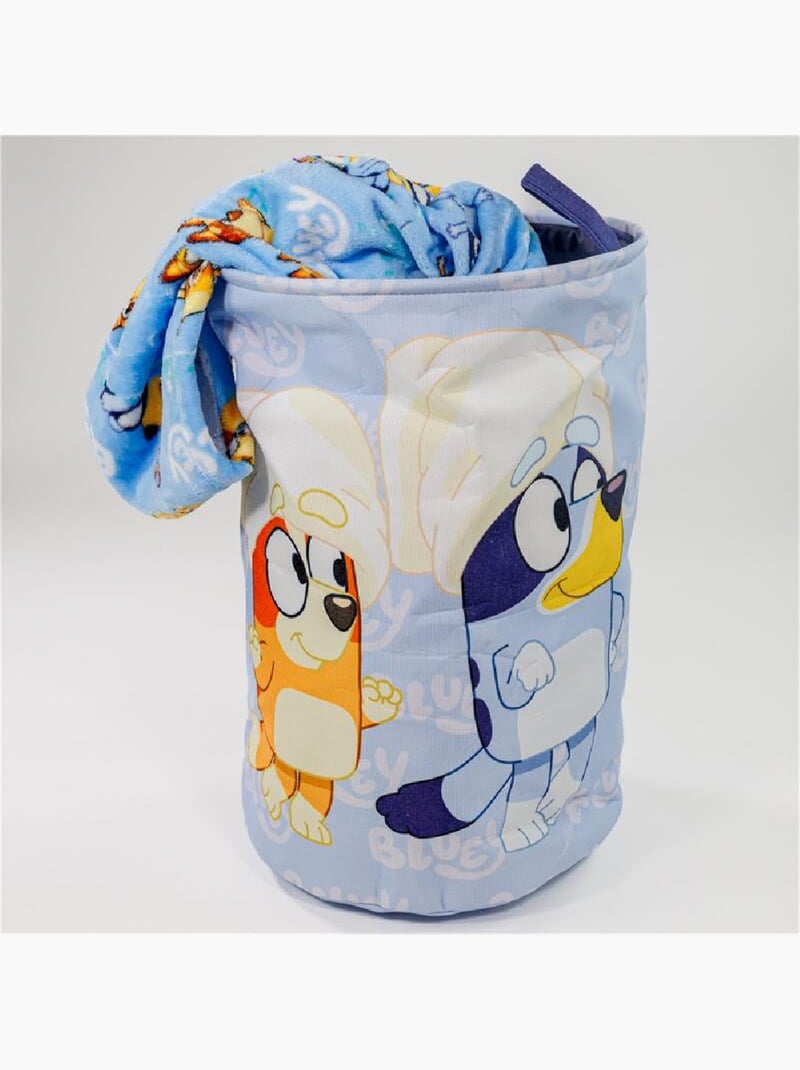 Cesto portaoggetti Bluey, sacco per la biancheria 50x32 cm Blu - Kiabi