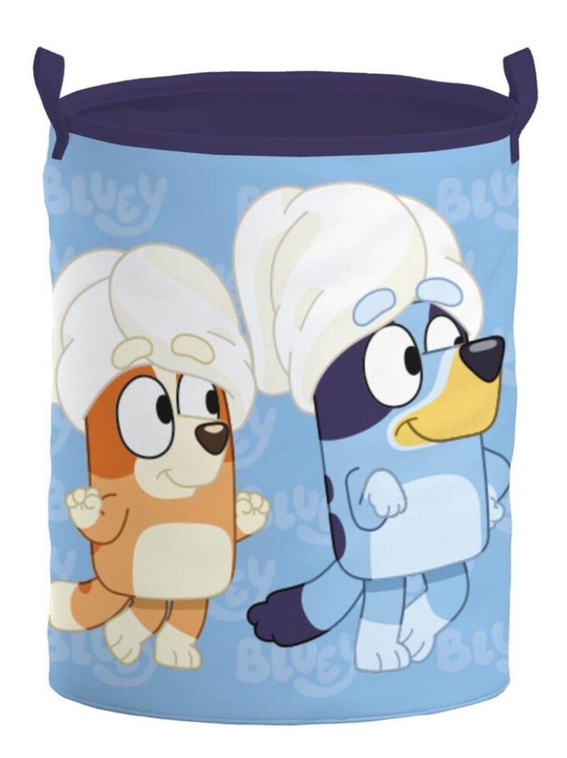 Cesto portaoggetti Bluey, sacco per la biancheria 50x32 cm Blu - Kiabi