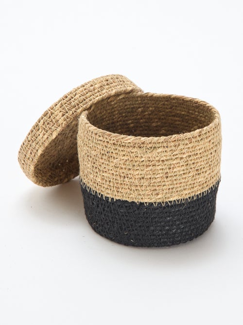 Cesto portaoggetti con coperchio - Kiabi