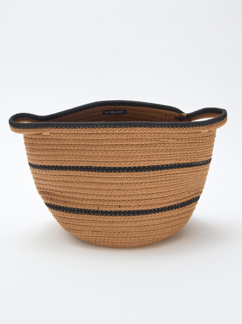 Cesto portaoggetti decorativo Marrone - Kiabi