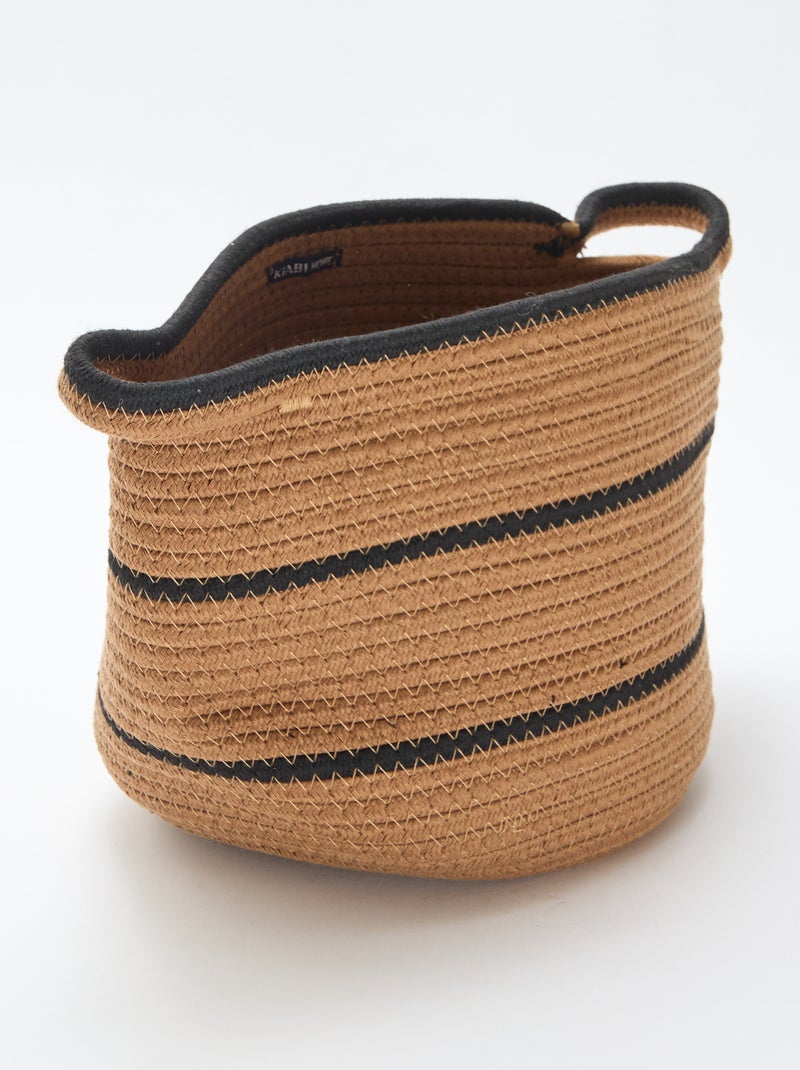 Cesto portaoggetti decorativo Marrone - Kiabi