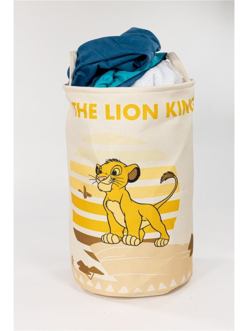 Cesto portaoggetti Disney Il Re Leone, sacco porta biancheria per bambini 50x32 cm Giallo - Kiabi